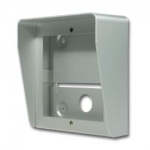 NX871 INOX Кутия за повърхностен монтаж, със защитна козирка - за 1 модул Nexa INOX