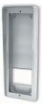 NX873 INOX Кутия за повърхностен монтаж, със защитна козирка - за 3 модула Nexa INOX